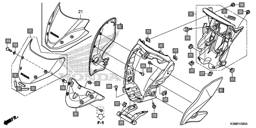 Honda cb unicorn 160 all online parts